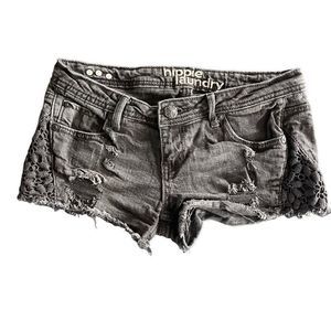 Hippie Laundry Black Shorts